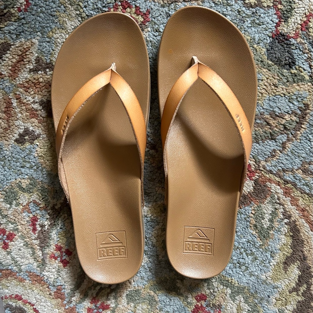 Reef Women's Natural Tan Flip Flops